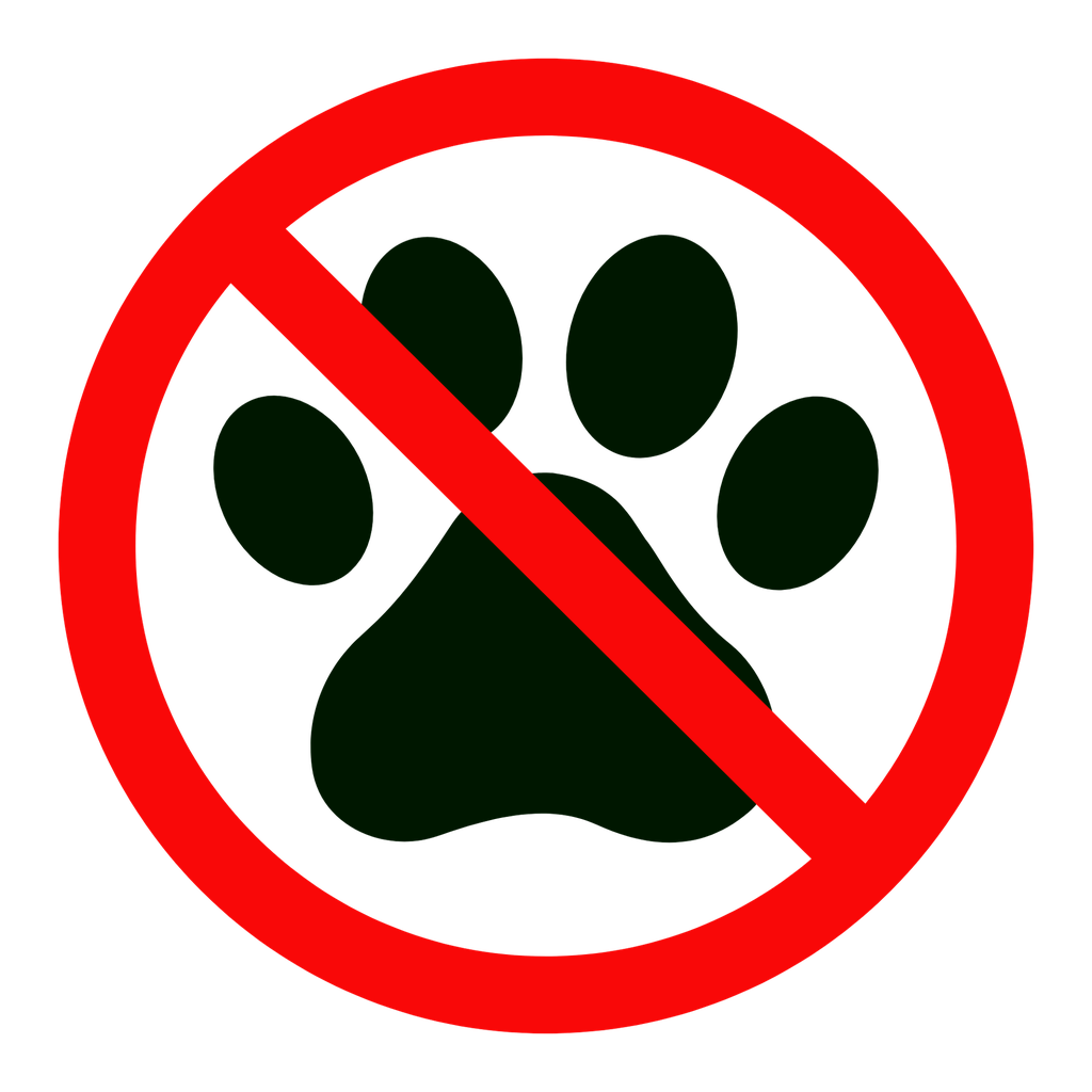 Animals not allowed
